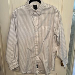 Jos A Bank Traveler Slim Fit 17-33 blue and white